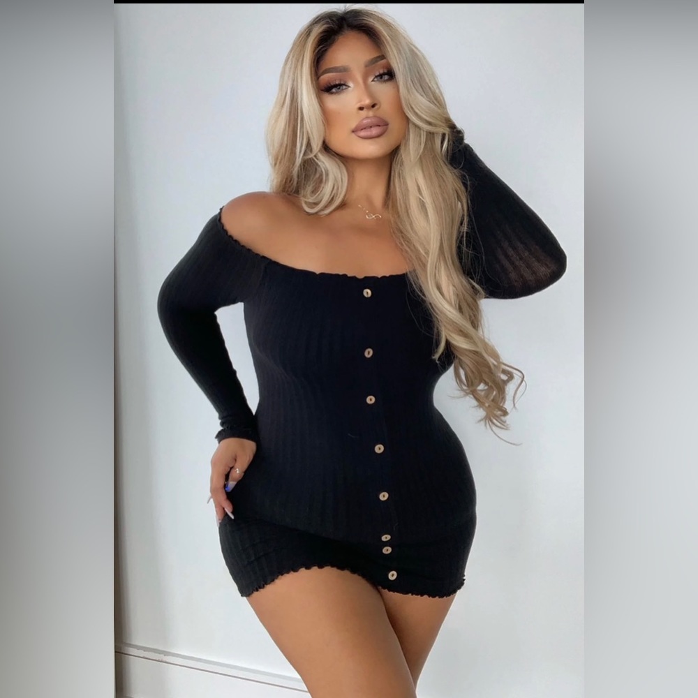 Off the Shoulder Mini Dress